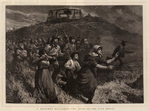 A Colliery Explosion, the Rush to the Pit